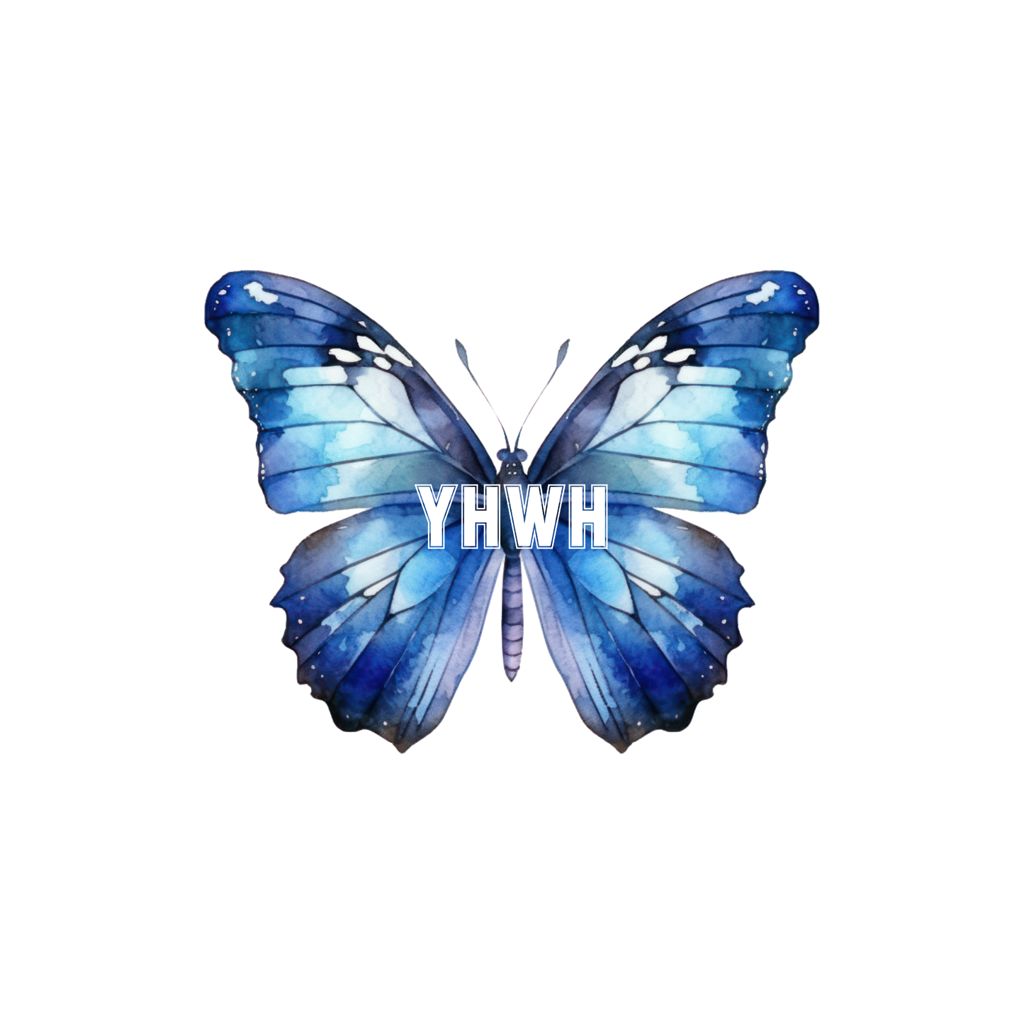 YHWH Blue Butterfly