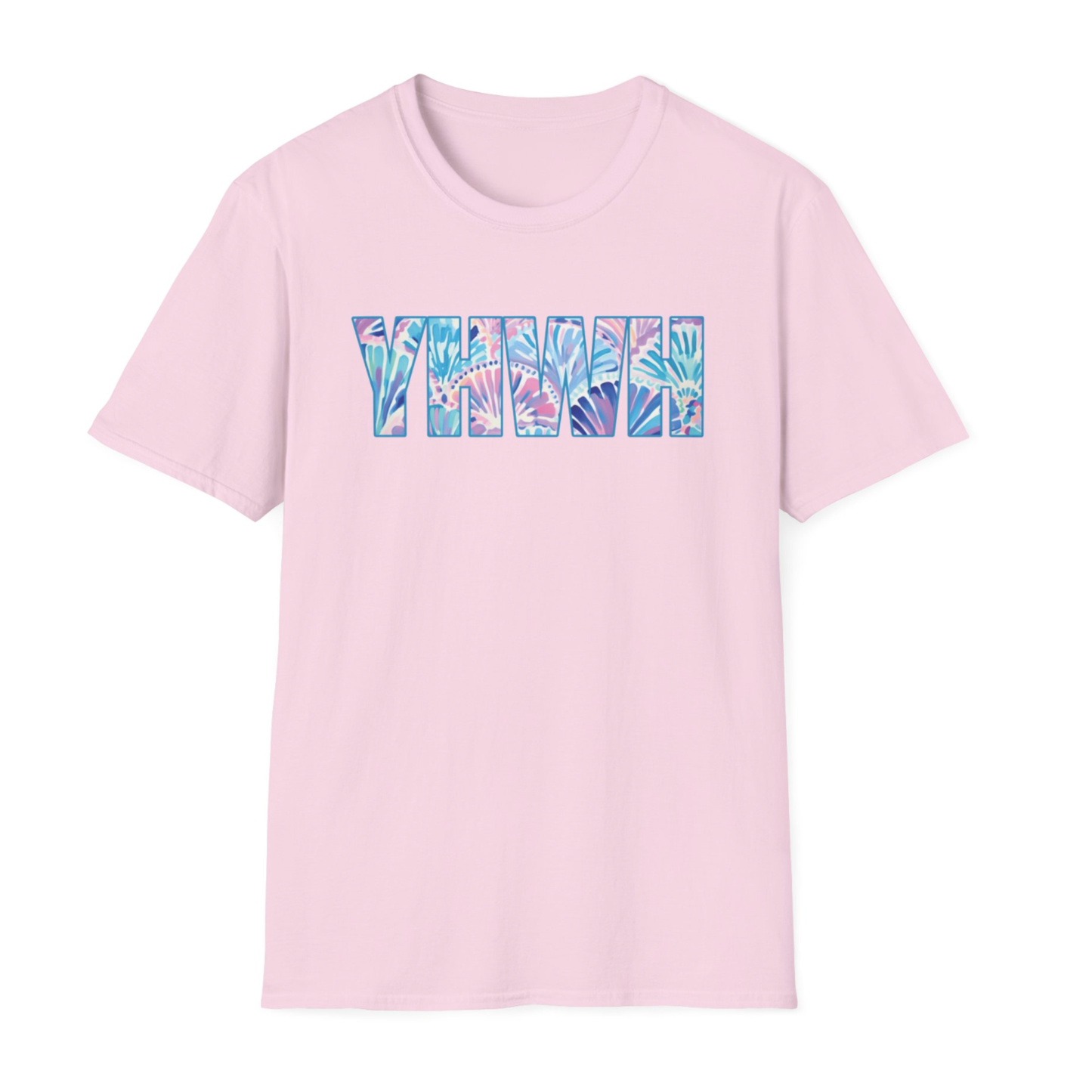 YHWH Turquoise Seashells T-shirt